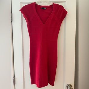 Express red bodycon bandage dress size S